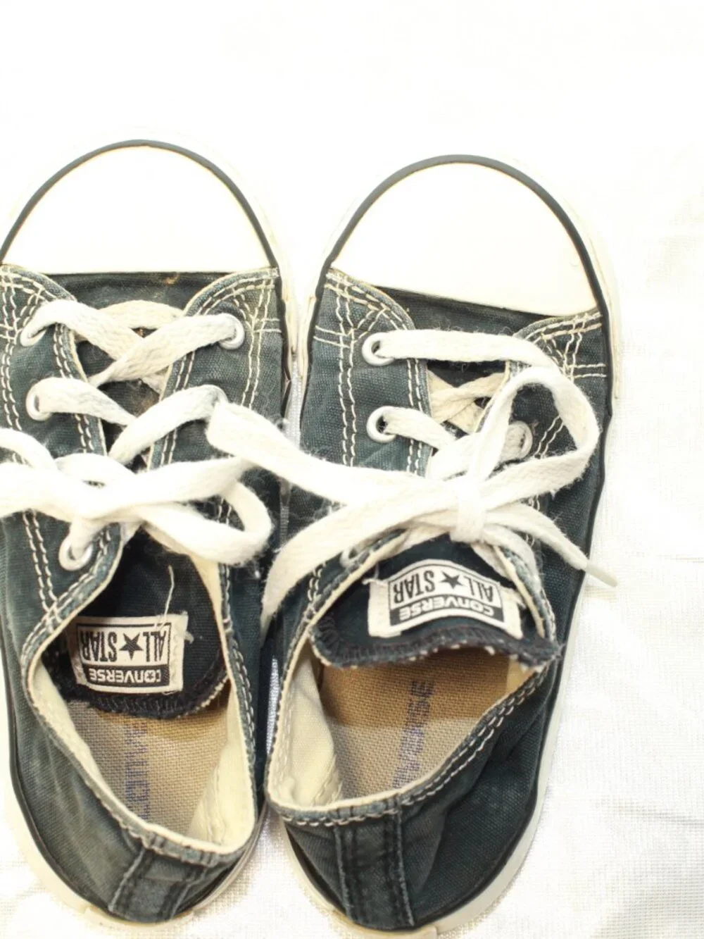 Converse Chuck Taylor All Star Infant Size 10 Black Low Top Sneakers - 7J235